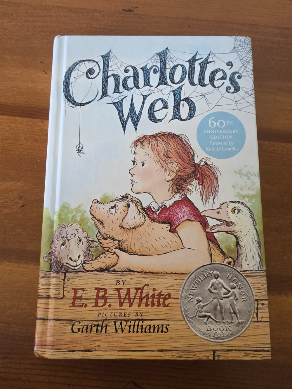 Harper White & Light Blue Children's Book Back Cover